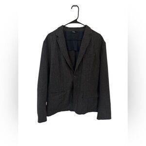 Old Navy Men’s Large Charcoal Blazer - Classic Minimal Sports Coat